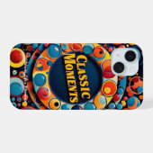 "Nostalgische Farben" iPhone 15 Hülle (Rückseite (Horizontal))