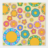 Nostalgische Flora Creme Tapete (Vorderseite)