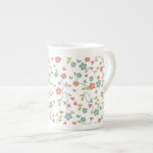 Nostalgische Florals Bone China Tasse (Vorderseite Rechts)