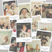 Nostalgische Foto-Neujahrskarte Feiertagskarte