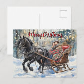 Nostalgische Friesen-Schlittenfahrt Weihnachten  (Vorne/Hinten)