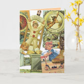 Nostalgische Geburtstags-Karte Karte (Gelbe Blume)