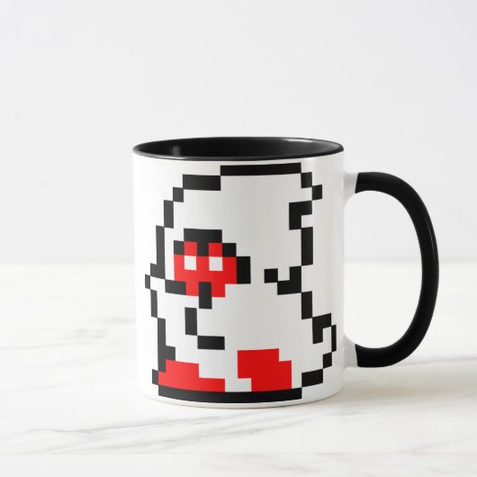 Nostalgische Geist-Tasse des Pixel-NES Tasse (Rechts)