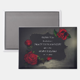 Nostalgische gotische Liebe zum Geburtstag Magnet