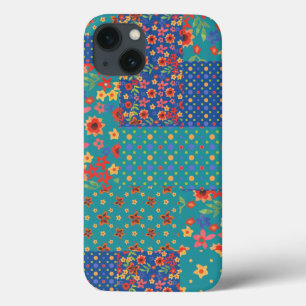 Nostalgische Imitate Patchwork Samsung Galaxy Fall Case-Mate iPhone Hülle