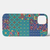 Nostalgische Imitate Patchwork Samsung Galaxy Fall Case-Mate iPhone Hülle (Rückseite (Horizontal))