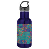 Nostalgische Imitate Patchwork Wasserflasche (Vorderseite)