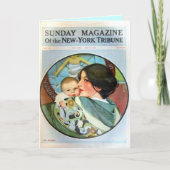 Nostalgische Karte der Mutter Tages (Vorderseite)