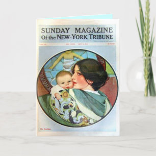 Nostalgische Karte der Mutter Tages