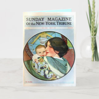 Nostalgische Karte der Mutter Tages