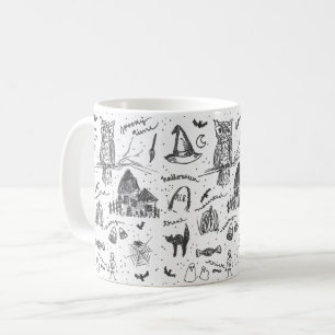 Nostalgische klassische Halloween-Tasse Kaffeetasse