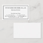 Nostalgische, klassische und traditionelle Visiten Visitenkarte (Vorne/Hinten)