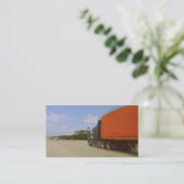 Nostalgische LKW-Fahrer-Begräbnis- Visitenkarte (Stehend Vorderseite)