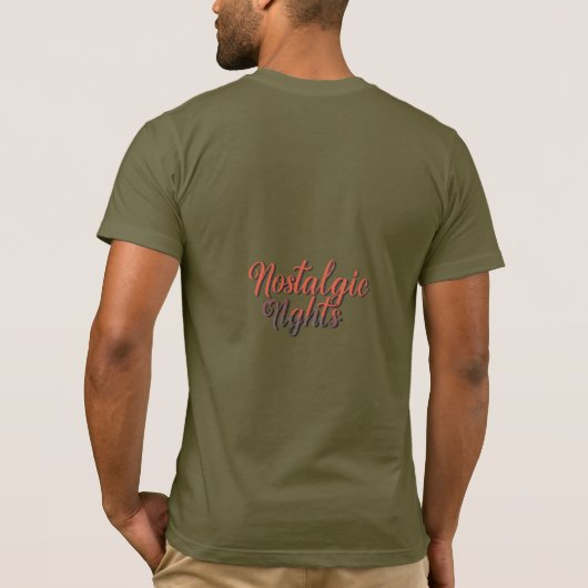 Nostalgische Nacht T-Shirt (Rückseite)