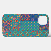 Nostalgische Prints Faux-Patchwork-iPhone-6-Hülle Case-Mate iPhone Hülle (Rückseite (Horizontal))