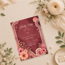 Nostalgische Retro-Blumenhochzeit