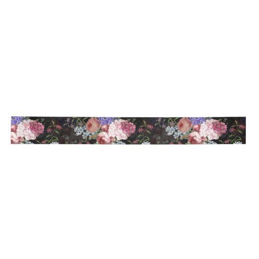 Nostalgische Rose und Lilacs Satinband (Vorderseite)
