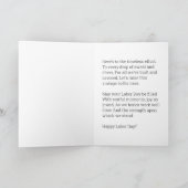 Nostalgische Sippe - Tageskarte für Arbeit Dankeskarte (Innenseite)