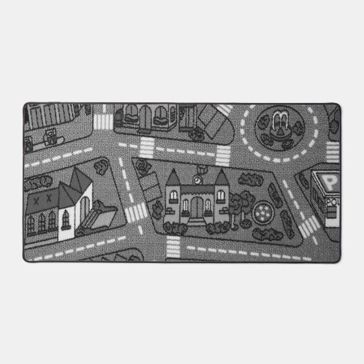 Nostalgische Strecke Teppichautobahn, 90er Jahre K Schreibtischunterlage (Vorderseite)