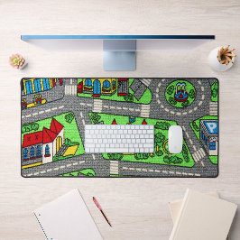 Nostalgische Strecke Teppichautobahn, 90er Jahre K Schreibtischunterlage