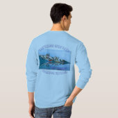 Nostalgische Surftage T-Shirt (Schwarz voll)
