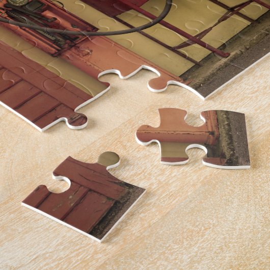 Nostalgische Tankstelle Puzzle (Seite)