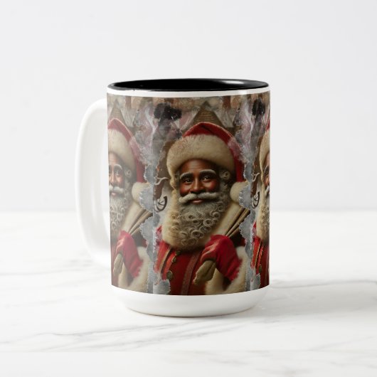 Nostalgische Traditionen Zweifarbige Tasse (Vorderseite Links)