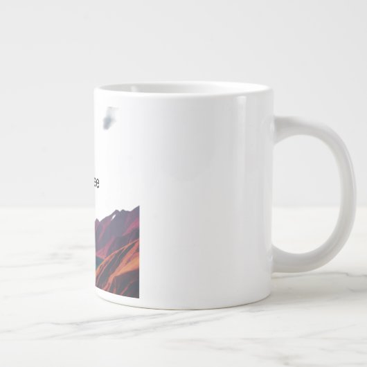 Nostalgische Träume Jumbo-Tasse (Rechts)