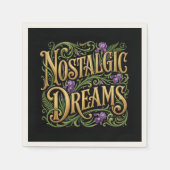 Nostalgische Träume Serviette (Vorderseite)