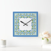 Nostalgische Uhr Blue Morning Gloria (Zuhause)