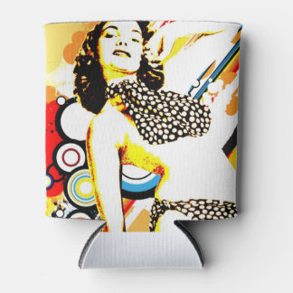 Nostalgische Verführung - Polka Dottie Dosenkühler