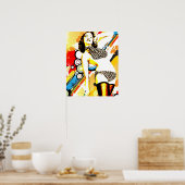 Nostalgische Verführung - Polka Dottie Poster (Küche)