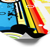 Nostalgische Verführung - Polka Dottie Poster (Ecke)