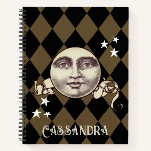 Nostalgische Vintage Steampunk-Fantasie Notizblock