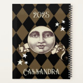 Nostalgische Vintage Steampunk-Fantasie Planer (Rückseite)