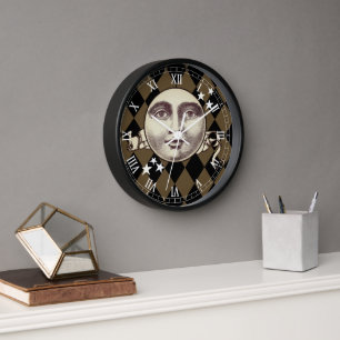 Nostalgische Vintage Steampunk-Fantasie Uhr