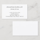 Nostalgische, Vintage und altmodische Visitenkarte (Vorne/Hinten)