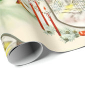 Nostalgische Weihnachten Geschenkpapier (Rolleneckpunkt)
