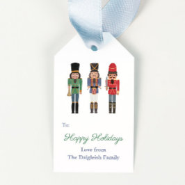 Nostalgische Weihnachts Black Nutcracker Ballet Geschenkanhänger