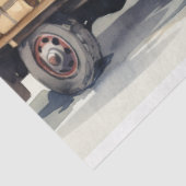 Nostalgische Weihnachtsbaumfarm Delight Seidenpapier (Ausschnitt)