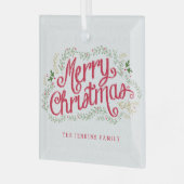 Nostalgische Weihnachtsdekorationen Ornament Aus Glas (Vorderseite links)