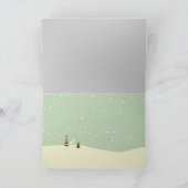 Nostalgische Weihnachtskarte Feiertagskarte (Innenseite)