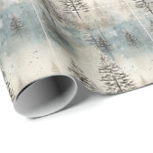 Nostalgische Winter-Erinnerungen: Verzauberter Fro Geschenkpapier (Rolleneckpunkt)