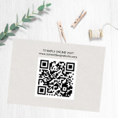 Nostalgische Zeitung Hochzeit RSVP-Karte RSVP Karte