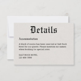 Nostalgische Zeitungsdetails - Eintrittskarte RSVP Karte