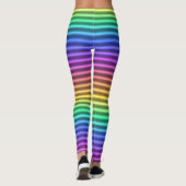 nostalgischer Arcade-Streifen : Leggings (Rückseite)