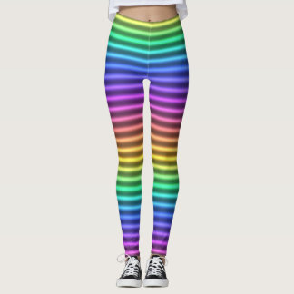 nostalgischer Arcade-Streifen : Leggings