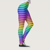 nostalgischer Arcade-Streifen : Leggings (Rechts)