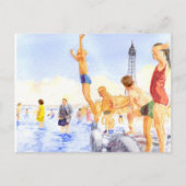 Nostalgischer Blackpool Postkarte (Vorderseite)