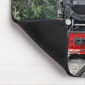 Nostalgischer Dampflokomotive-Zug Mousepad (Ecke)